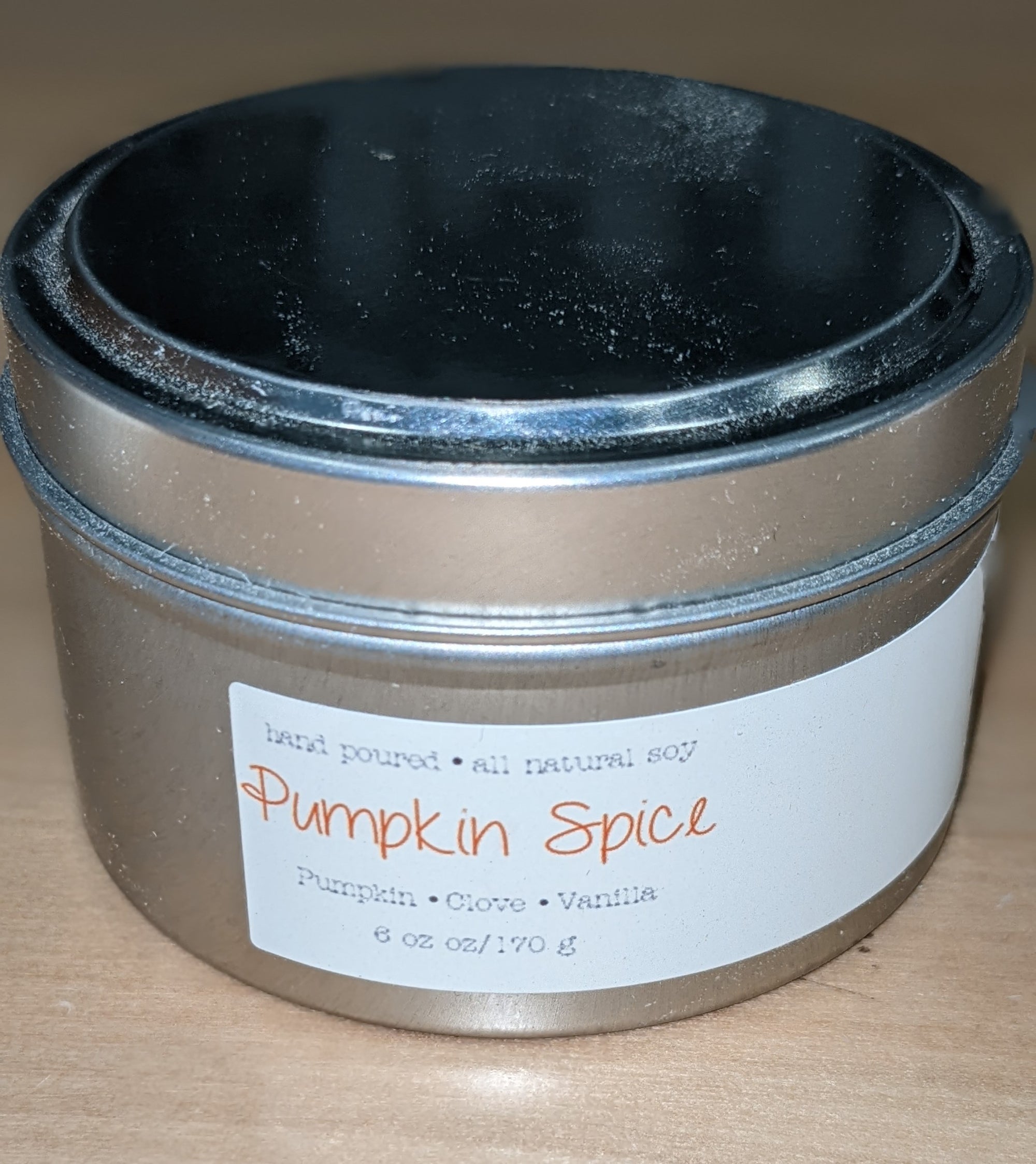 Lamb & Kiss - Pumpkin Spice 6oz tin can candle